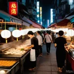 Home 9 홍콩 주의사항 및 특이점 - **Prompt:** A bustling and vibrant night market scene in Hong Kong, capturing the essence of street ...